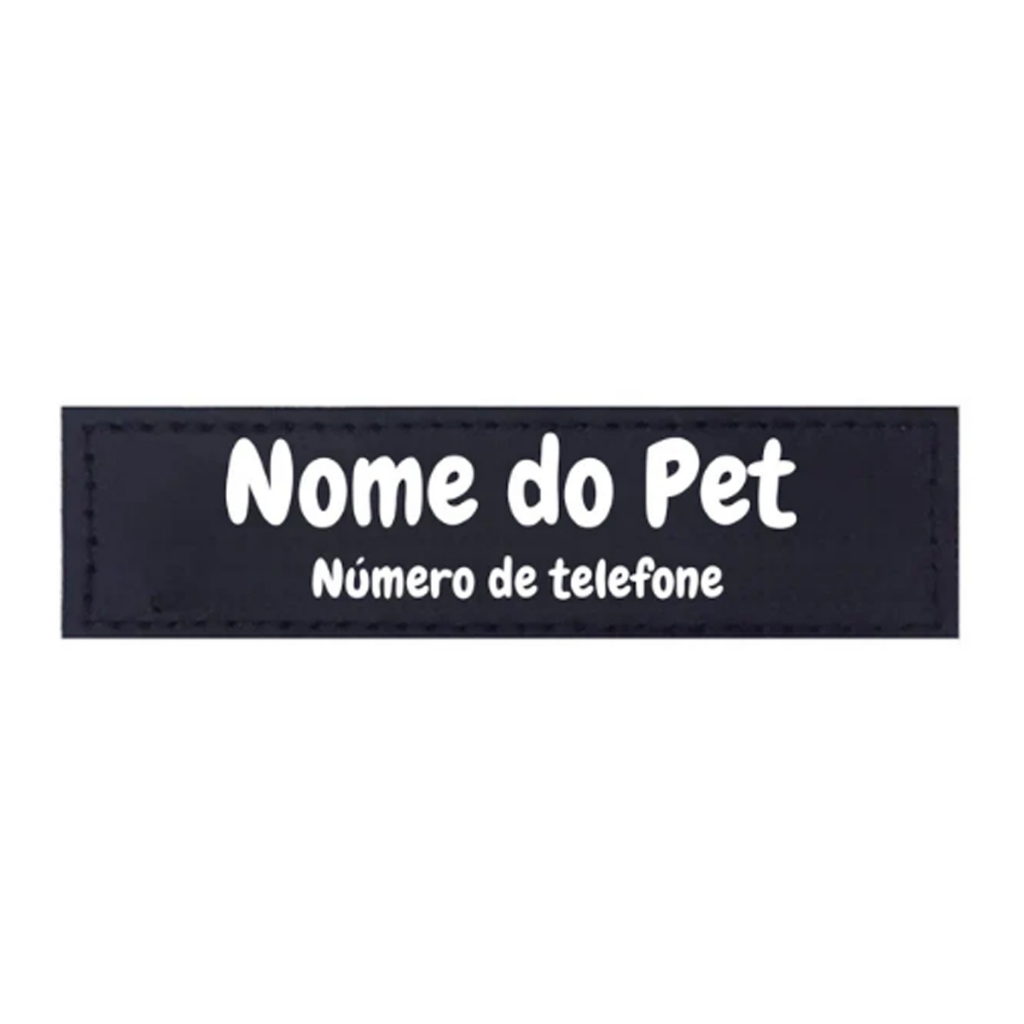 Tags Personalizada Nome Telefone Para Peitoral Cachorro Gato