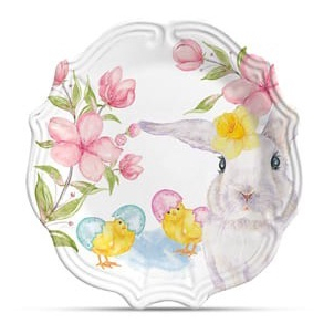 Prato raso Lauren Flower Rabbit Scalla - 1ª linha