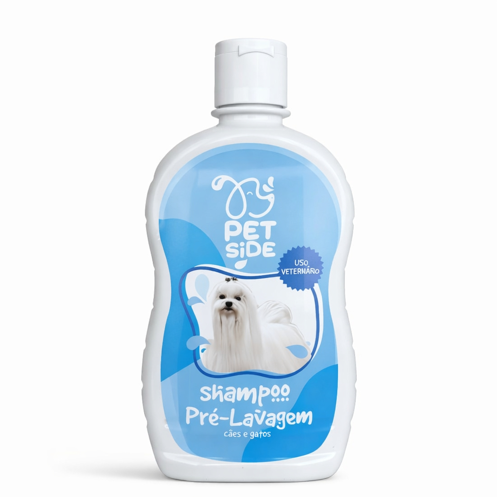 Shampoo Pet Pré-Lavagem Petside Limpeza Profunda para Cães Cachorro Petshop