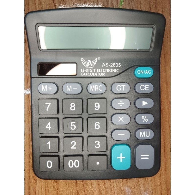 Calculadora eletrônica digital com 12 dígitos big display AS-2805