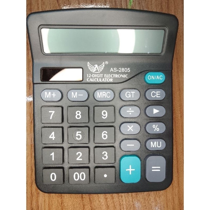 Calculadora eletrônica digital com 12 dígitos big display AS-2805