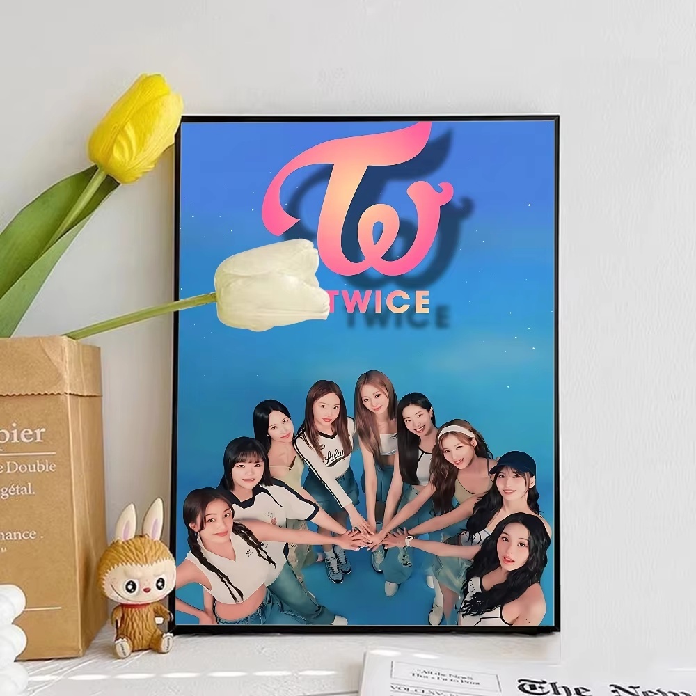Quadro decorativo Twice fãs música coreana pop (1 peça)