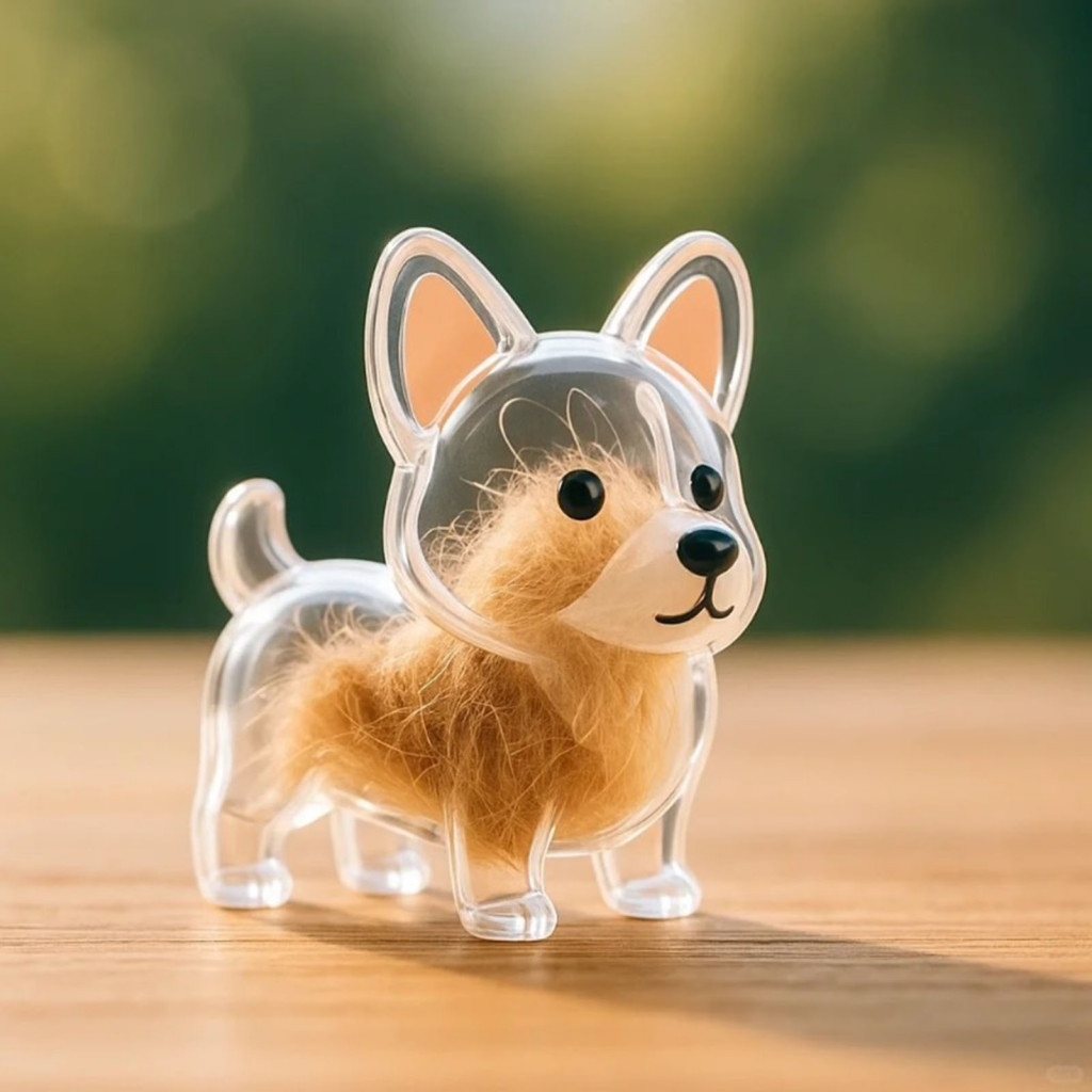 Pet Memorial Keychain Custom Urn with Photo Customized Hair Preserve Your Beloved Pet's Memory in A Beautiful Engraved J