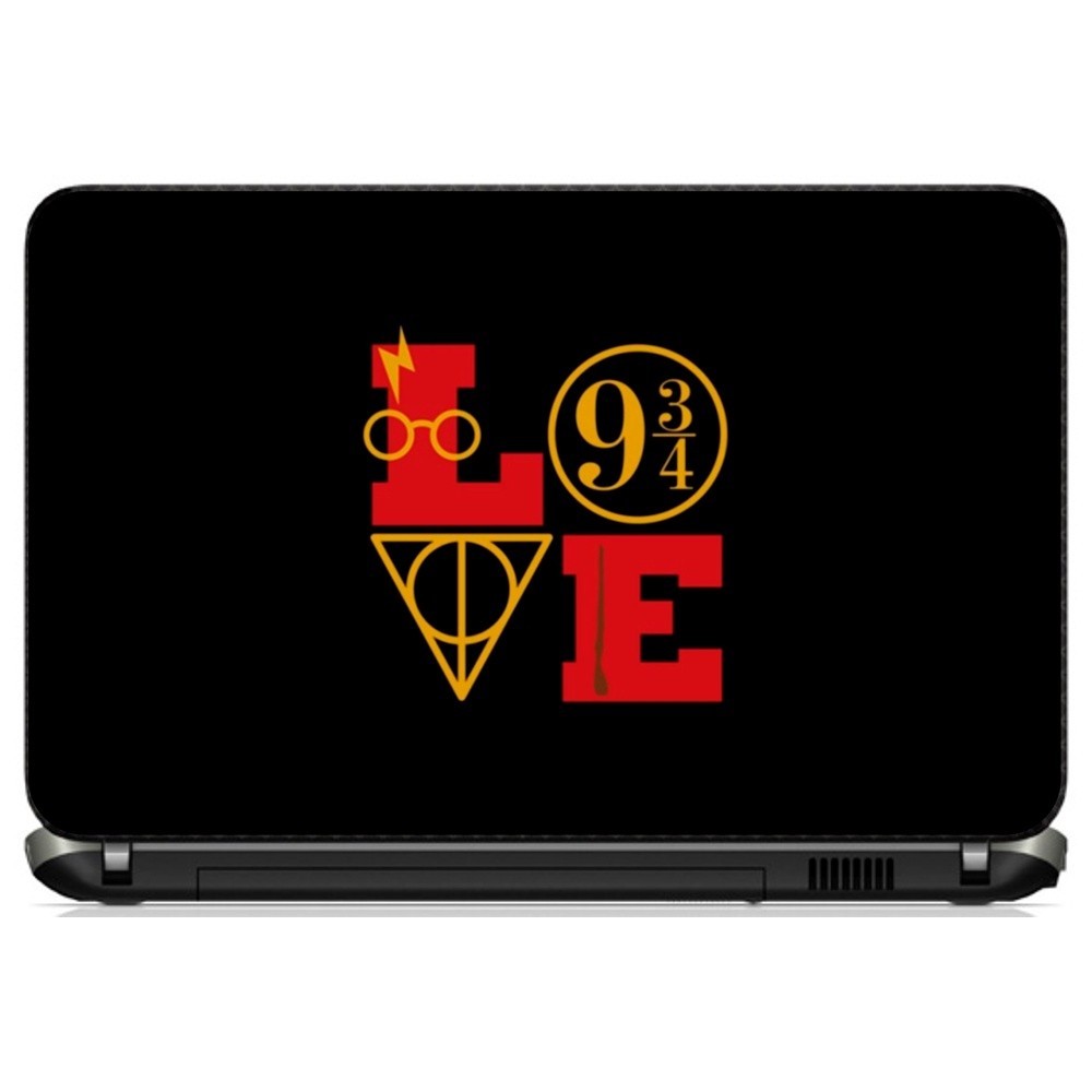 Adesivo Personalizado Skin Pelicula Notebook Macbook Tablet Harry Potter [ 55 ] Bruxo Filme Hogwarts Casas full hd casa quarto shop3