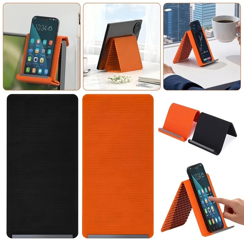 Suporte De Telefone Dobrável Portátil , Mesa Preguiçoso De Silicone Para Tablet Ebook , Ângulo Ajustável Antiderrapante