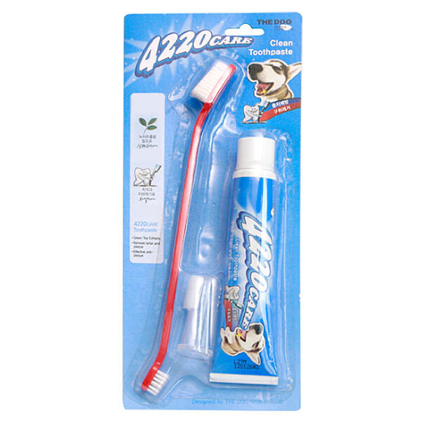 The Dog Noble 4220 Toothpaste and Toothbrush Set