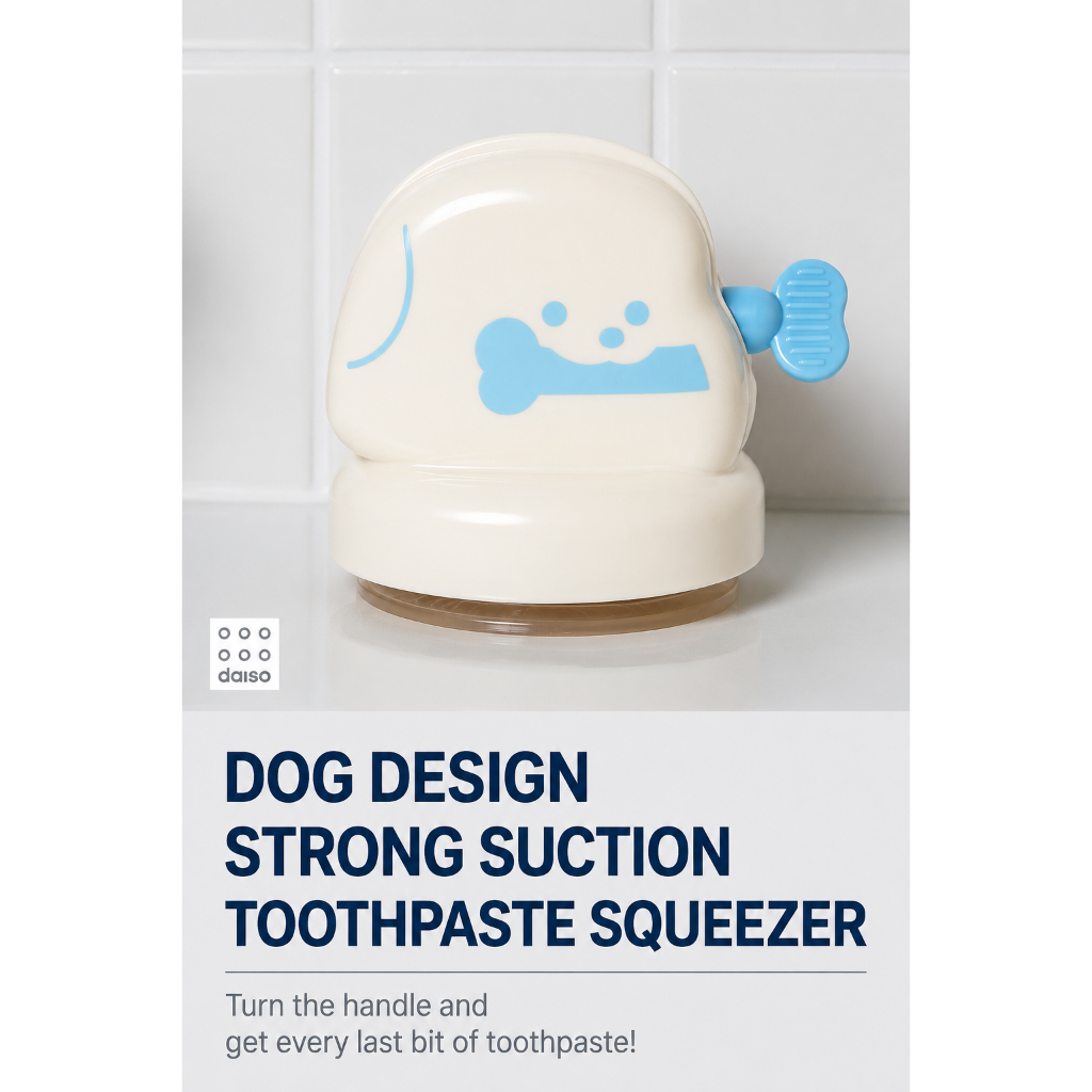 Distribuidor Espremedor De Pasta De Dente De Sucção Forte Dog Design 500ml