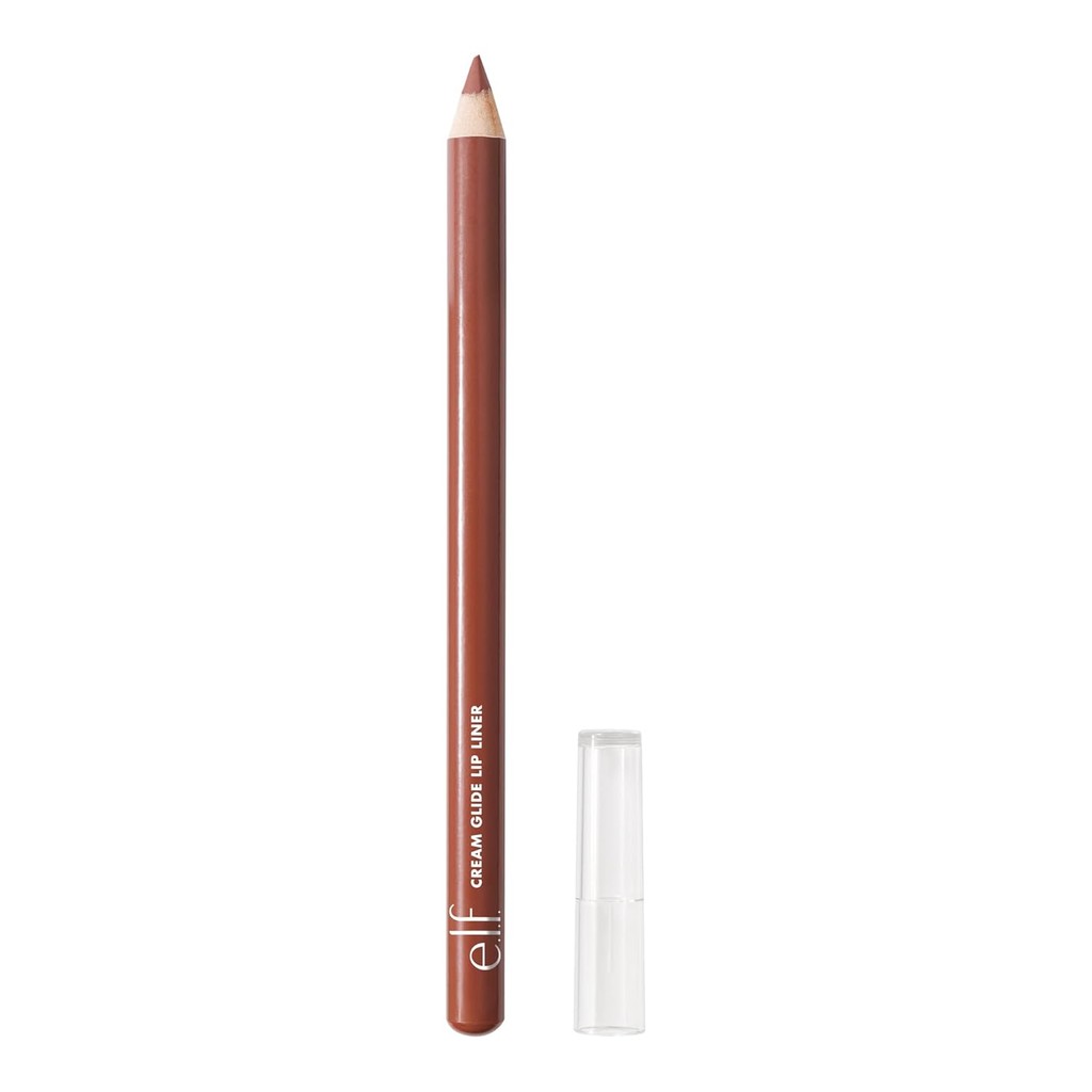 Lápis Labial Cremoso, Cream Glide Lip Liner, Mauve Aside, e.l.f. Cosmetics
