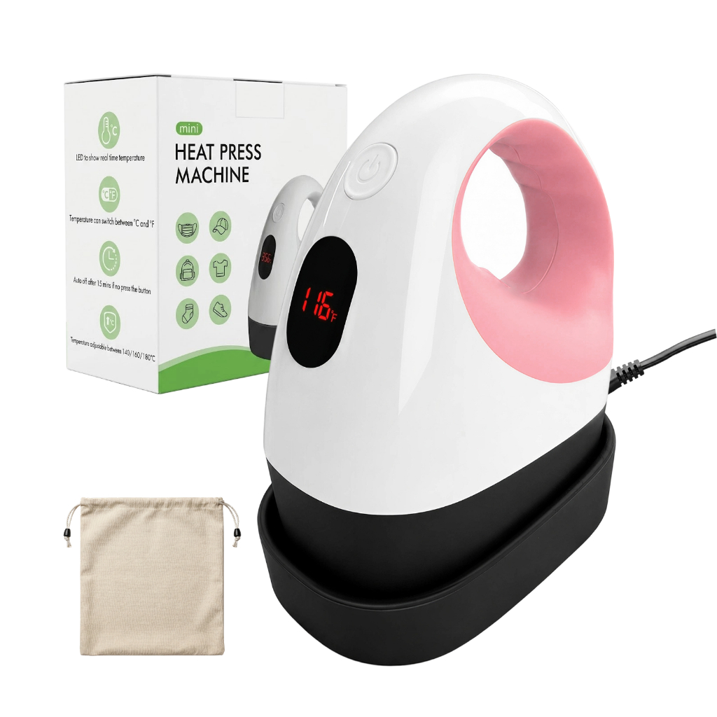 Mini Portable Heat Press Sublimation Transfer Tensão de volt duplo 110v/220V