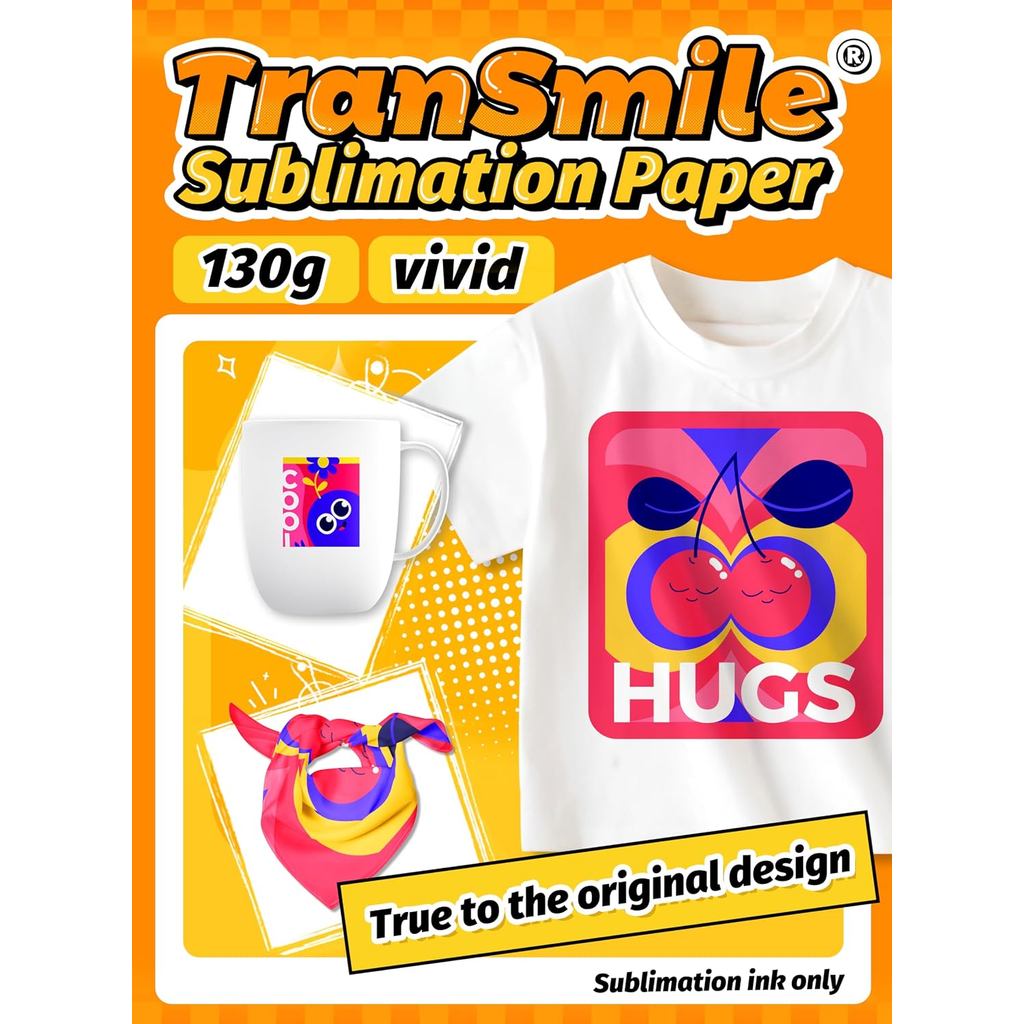 Transmile sublimation heat transfer paper 130g(8.5 * 11