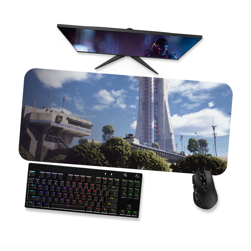 Mouse pad ARC Raiders  Mapa Spaceport Mousepad Gamer Grande 90x40 80x40 60x40 70x30 45x40