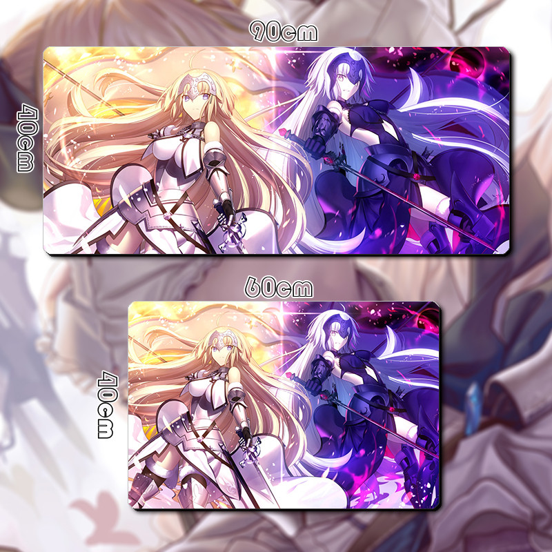 Fate My King Arturia Black Joan of Arc Matthew Nero Anime Mercadoria Grande Mouse Pad Costura Frete Grátis