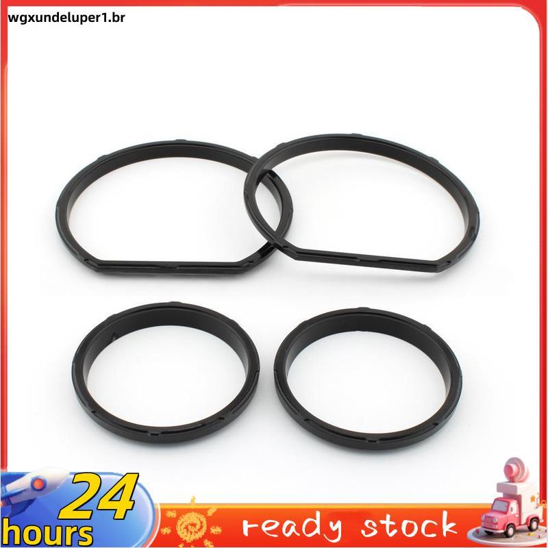 Kit De Moldura De Placa De Instrumento De Motocicleta Velocímetro Guarnição Anel Inserções Para Glide Road Tri 14 -