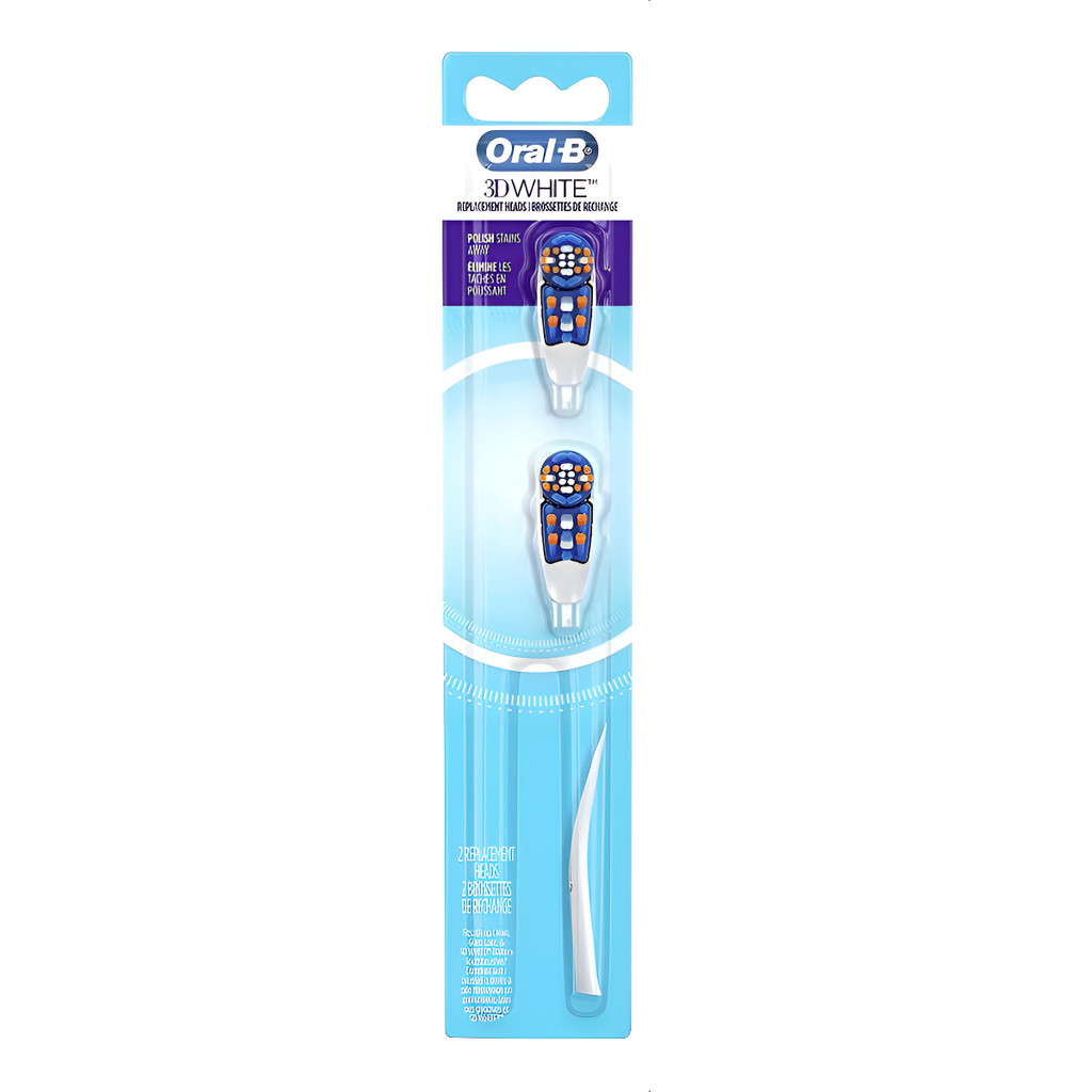 Oral B Refil Escova Eletrica - Replacement Heads - 2 Cabeças