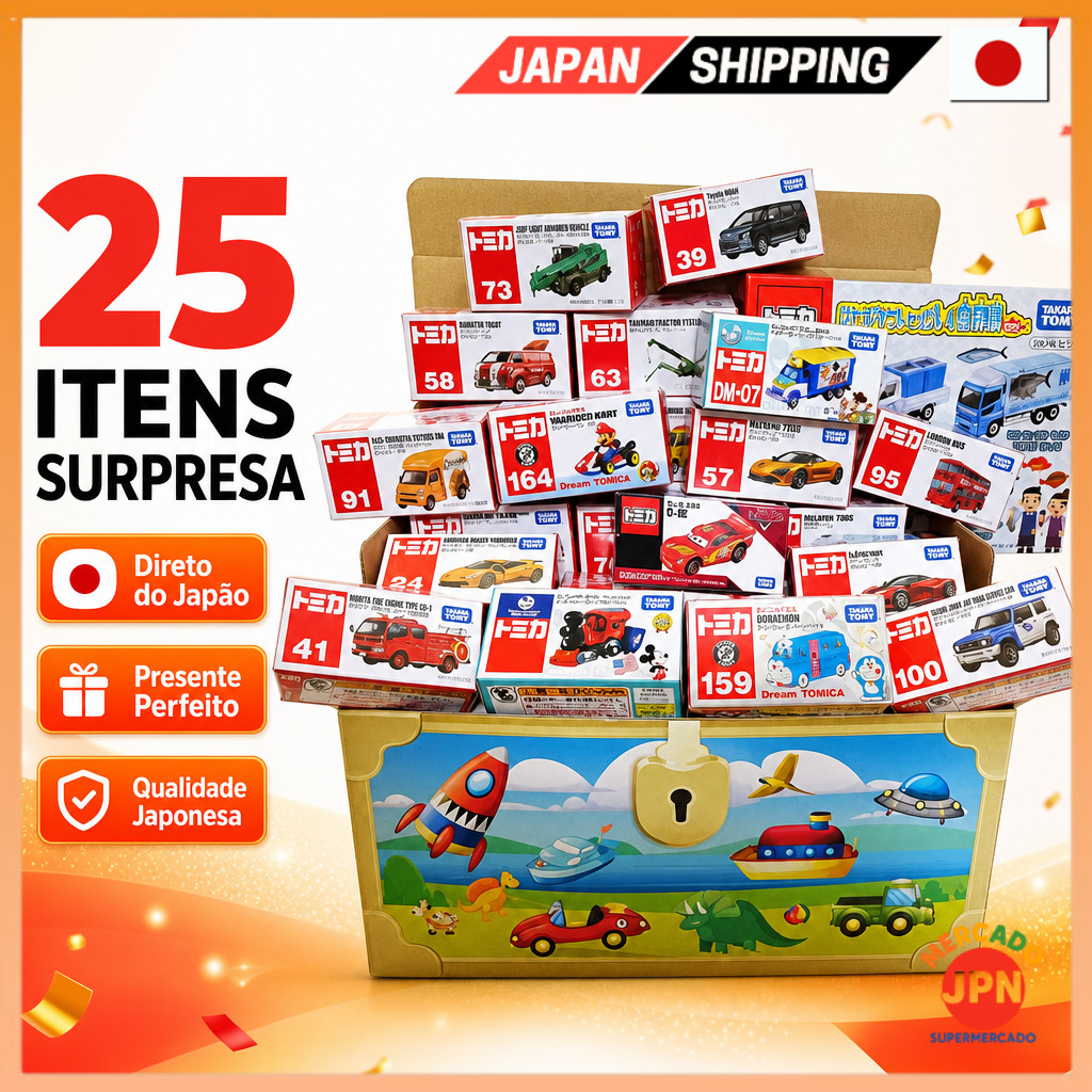 Pikishemo Tomica Conjunto Sortido de Carrinhos para Presente Direct from JAPAN