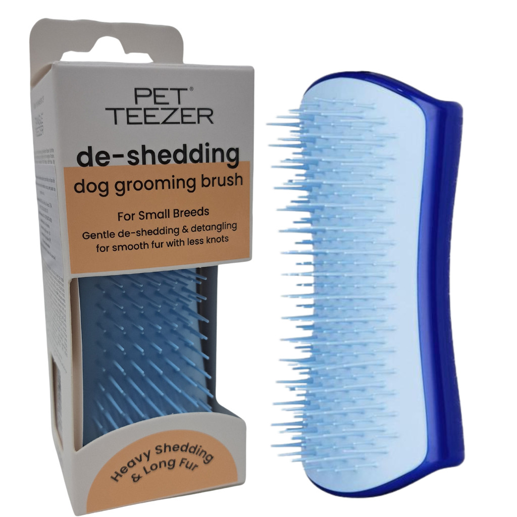 Escova E Rasqueadeira Pet Teezer Small Deshedding LIGHT BLUE