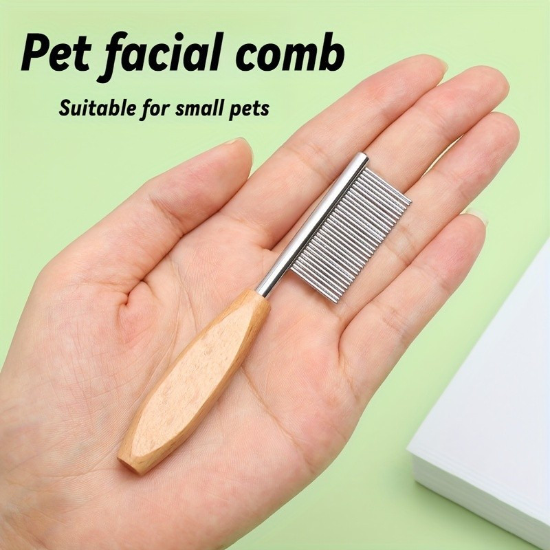 Dog Eye Combs Tear Stain Remover Combs Pet Grooming Comb For Small Dogs Gently Removing Eye Mucus And Crust, Mini Pet Co