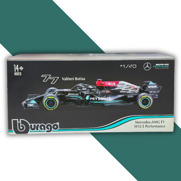 Miniatura 77 Valtteri Bottas F1 Mercedes AMG-W12 Performance