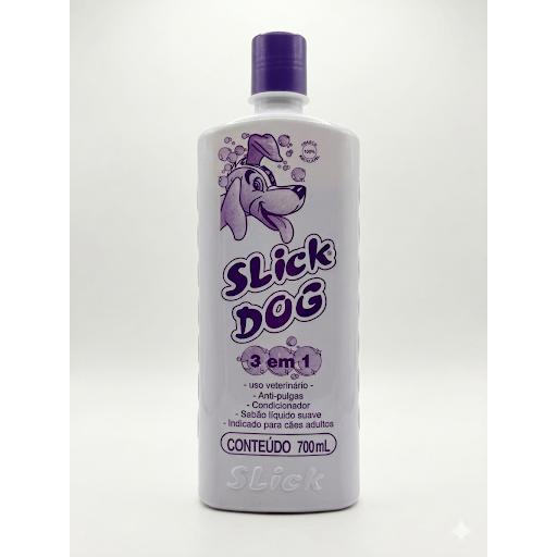 Shampoo anti-pulgas  Slick dog 3em1 700ml
