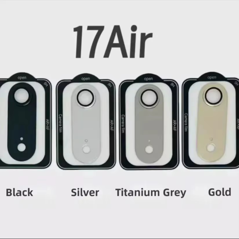 Pelicula Protetora da Câmera Traseira em Alumínio Apple iPhone 17 Air Tela 6.5