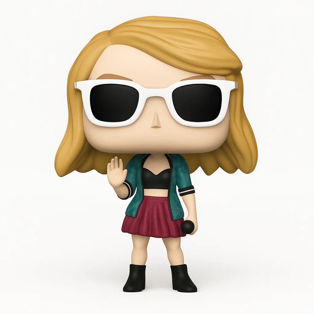 Taylor Swift Blank Space 1989 | Escultura customizada | Action Figure Artesanal 3D