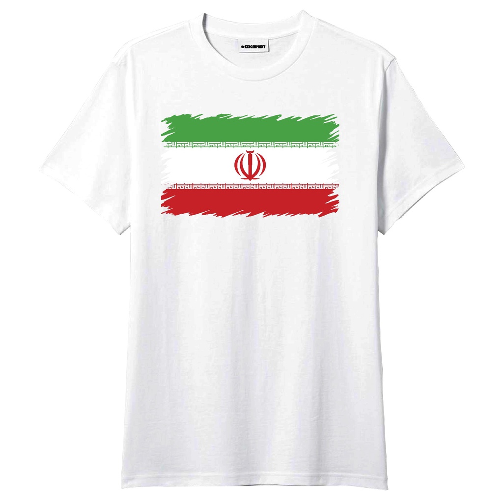 Camiseta Bandeira Iran Coleção Países