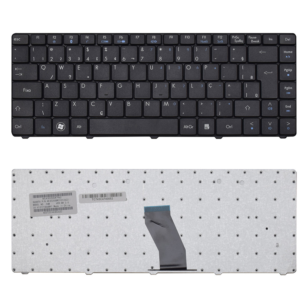 Teclado para Notebook Acer Part Number NSK-GP01D
