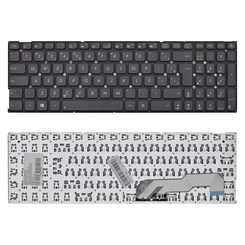 Teclado para Notebook Asus Part Number A541UV Sem Moldura