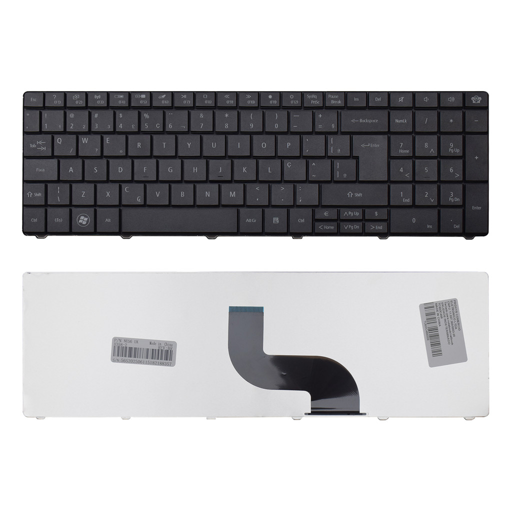 Teclado para Notebook Gateway Part Number NSK-AUG3B