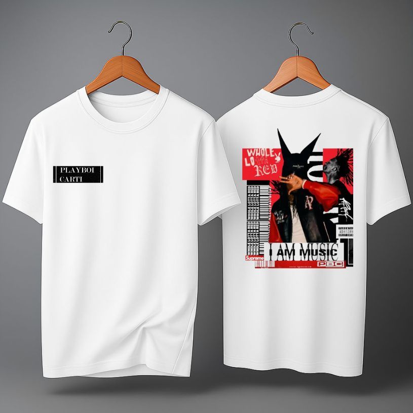 Camiseta Camisa StreetWear Oversized Playboi Carti 100% Algodão