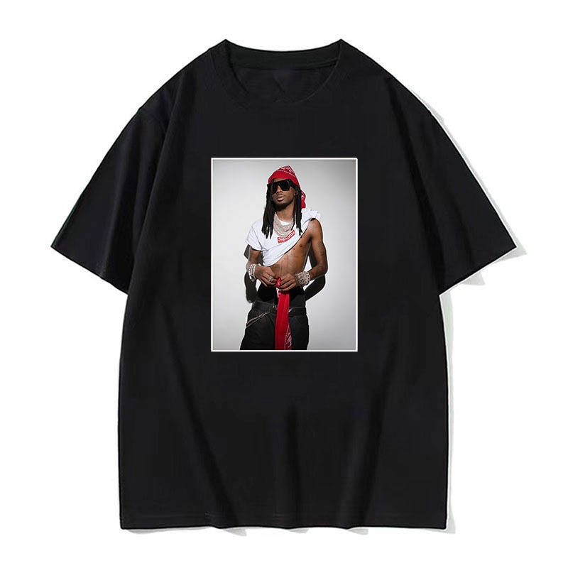 Playboi Carti Inspirado Streetwear Camiseta Estilo Vintage Rap Estética Das Mulheres Dos Homens Harajuku Hip Hop De Alta