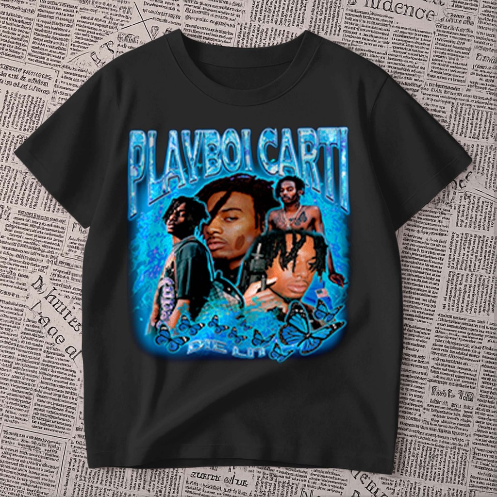 Camiseta estampada - Plaboi carti | cantor rapper musica | blusa unissex premium 100% algodão oversized