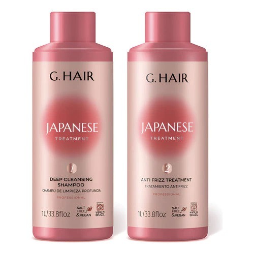 Kit Ghair Japanese Treatment Deep Cleaning 2x1l Liso Japones