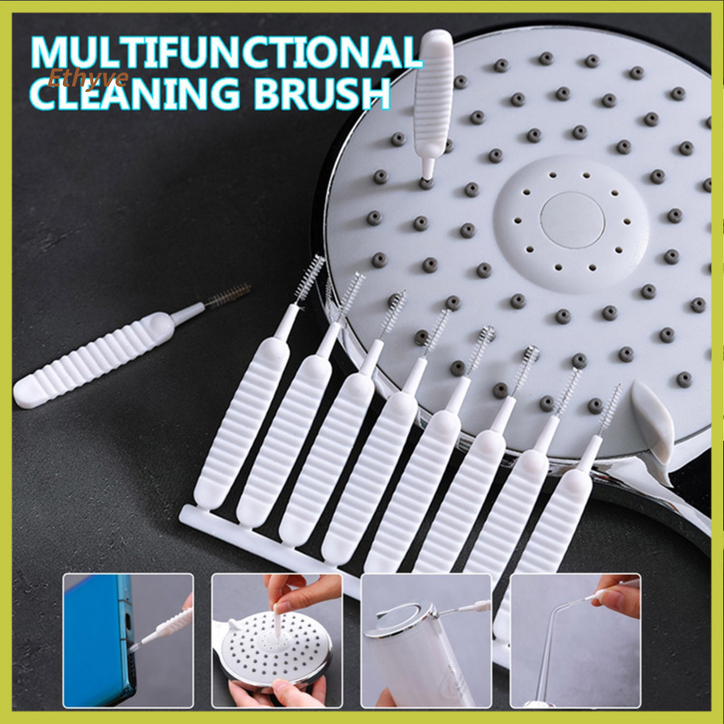 Shower Hole Brush 100pcs Drain Brushes Set – Non-slip Handle Fine Needle Penetration for Bathroom Hair Clog Removal Po