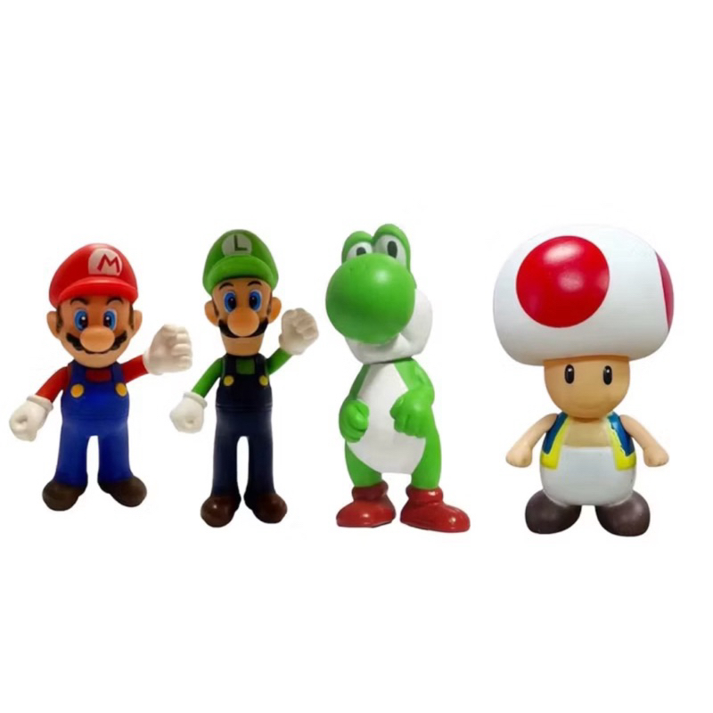 Kit 4  Mario Luigi Yoshi cogumelo