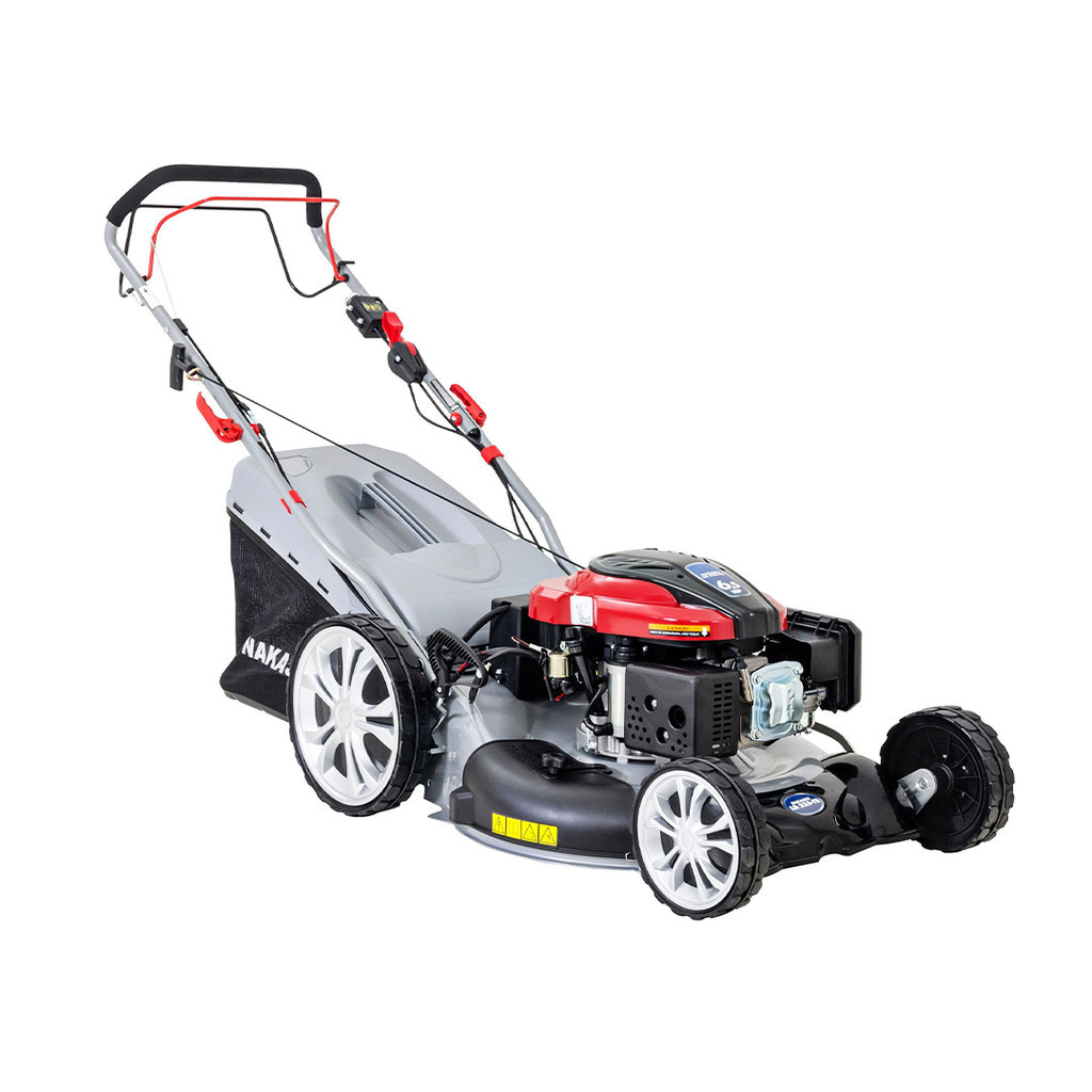 Cortador de Grama a Gasolina 4T 6.5HP Tracionado com Recolhedor e Partida Elétrica Nakashi LR225TE - 5605060
