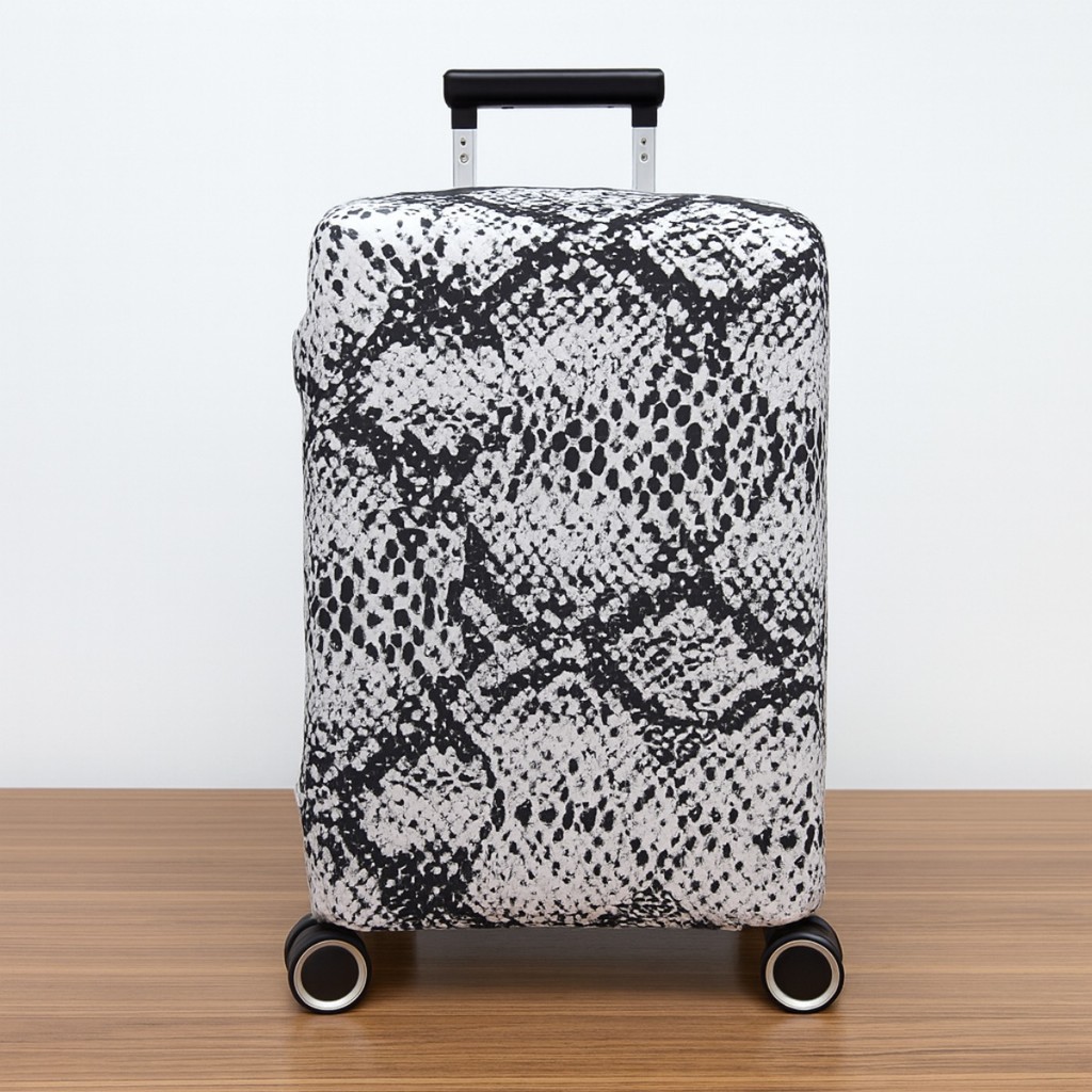 Capa Protetora de Mala Viagem Estampa Cobra Snake Print Premium Elástica Resistente