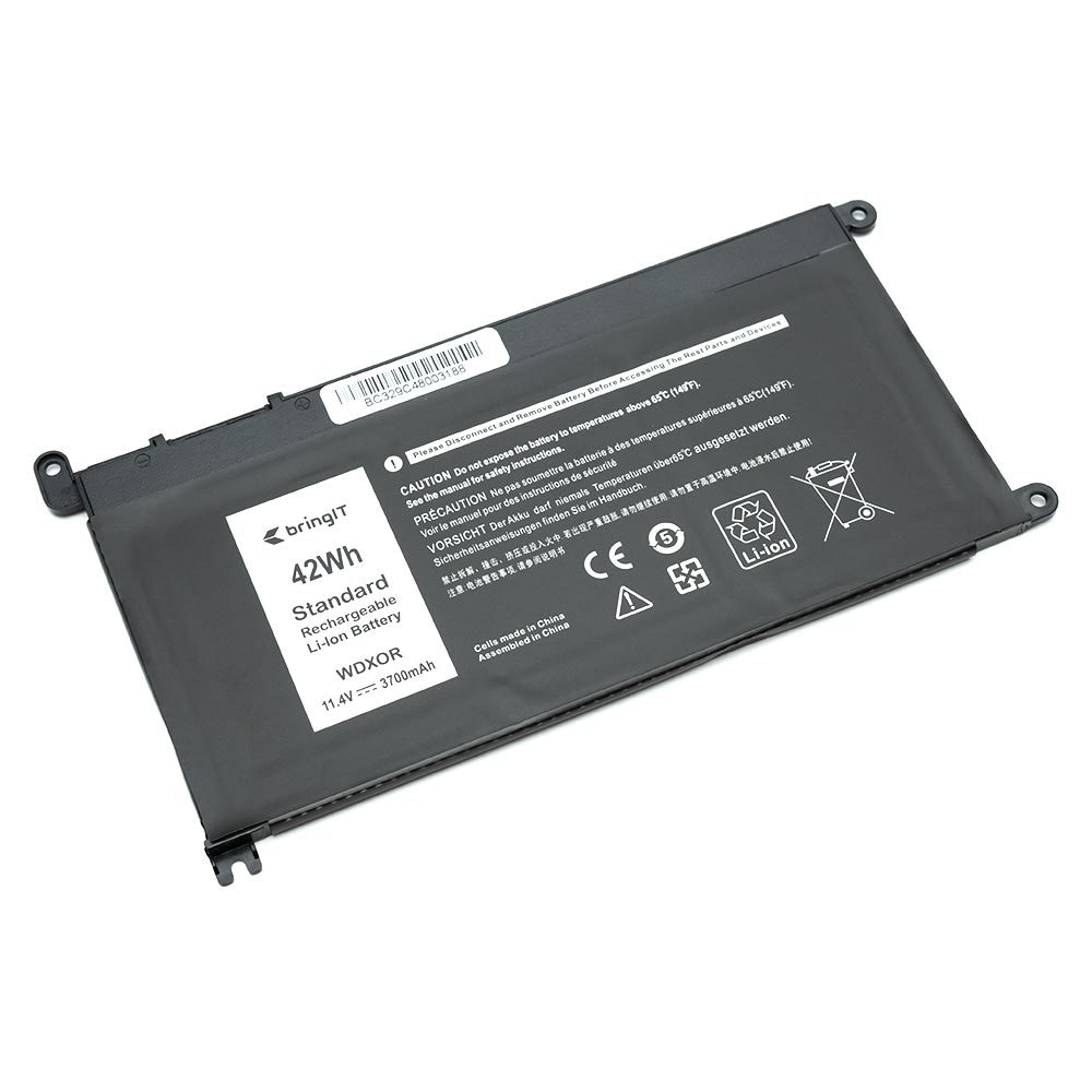 Bateria para notebook compatível com Dell Latitude 14 3400 P111G WDX0R | 3700mAh