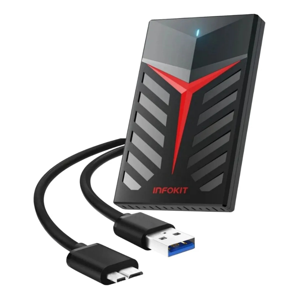 Case Sata Hd Notebook 2.5 Bolso Usb 3.0 Externa Ultra Slim