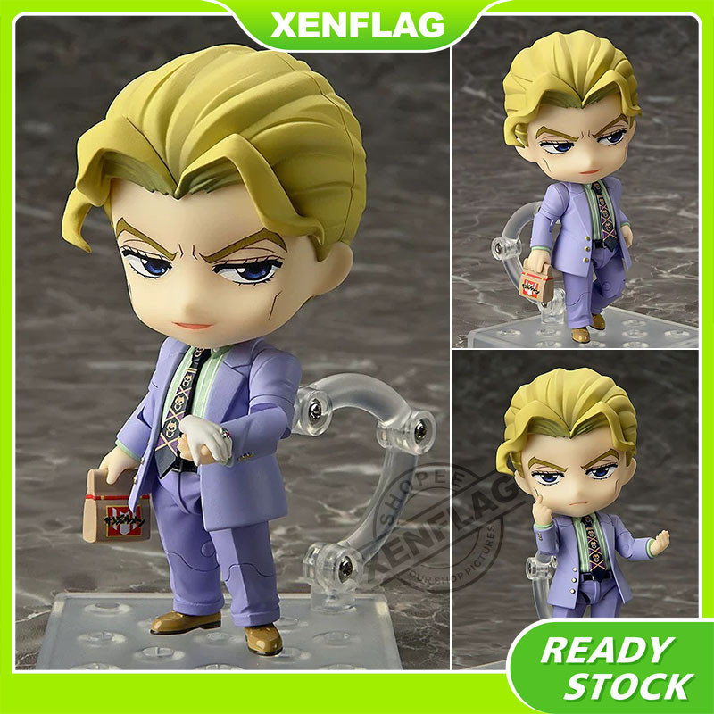 Nendoroid Jojo's Bizarre Adventure #     2163 Yoshikage Kira Figura de PVC Colecionável Modelo Brinquedo Presente