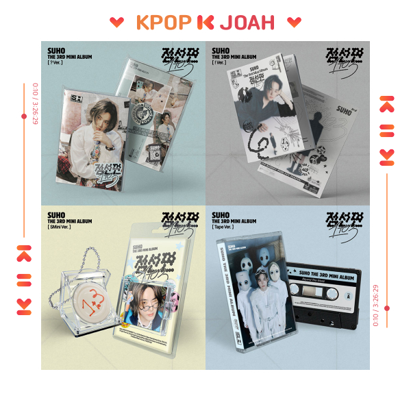 [4 SET] SUHO (EXO) [1 TO 3] 3rd MINI ALBUM (4th Jun.2024)