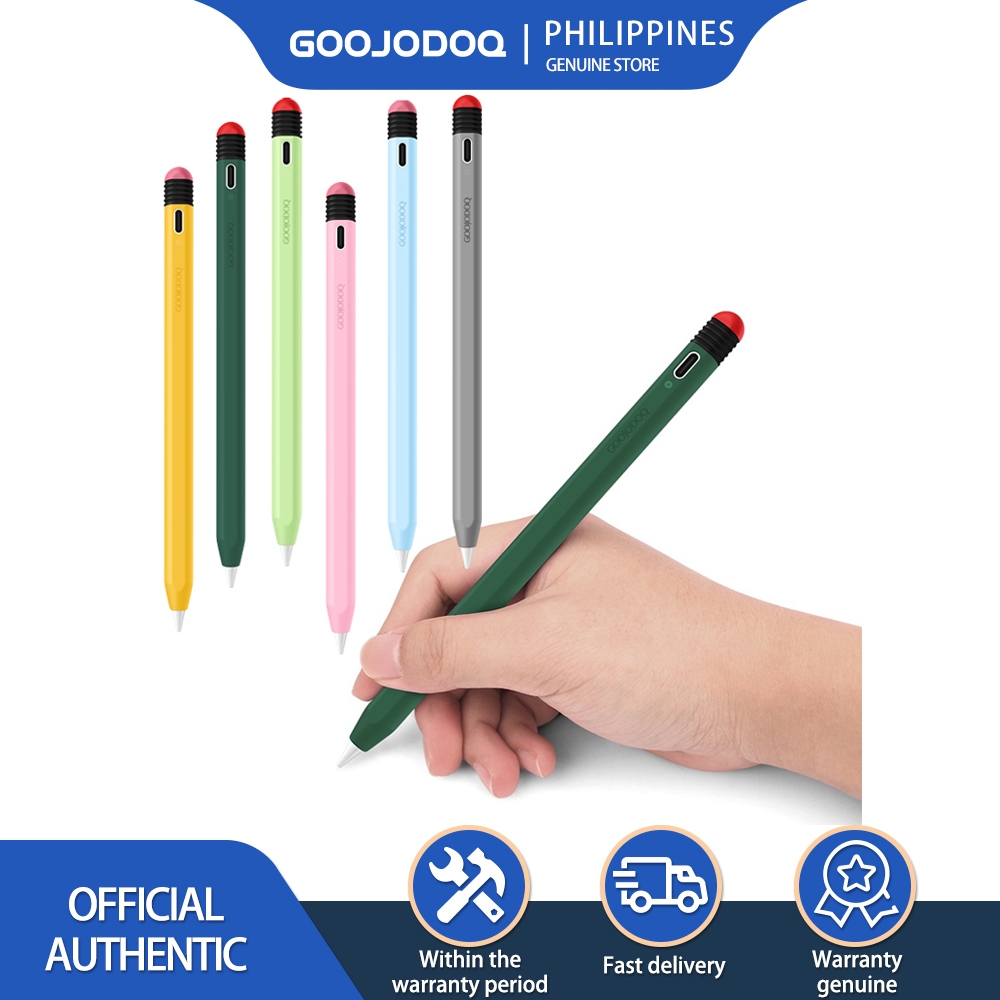 Estojo de silicone para caneta de escrita, compatível com Apple Pencil 1, 2 e Goojodoq 9-13
