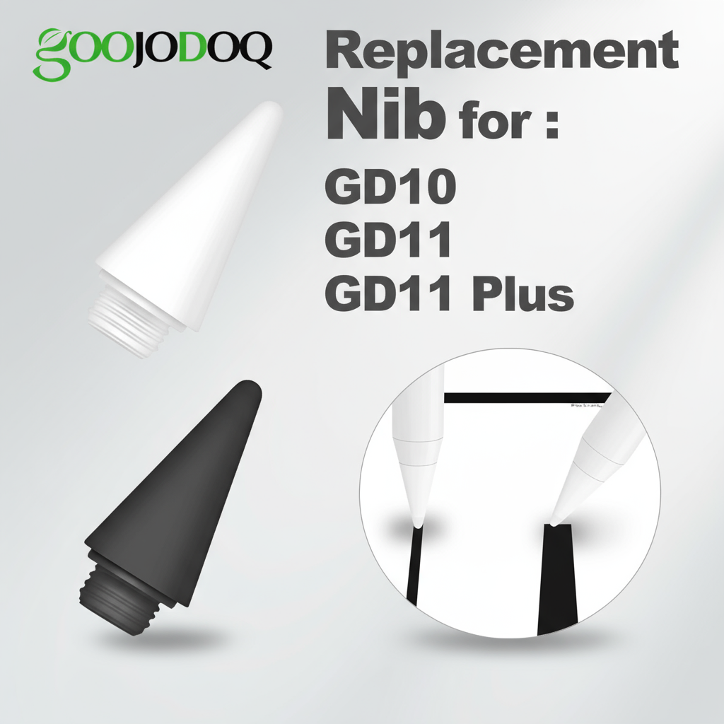 Pontas de Reposição GOOJODOQ - Pontas para Caneta Stylus para Séries GD11/GD10