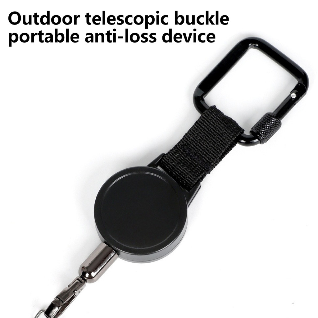 Cordão De Telefone Retrátil Para iPhone Samsung Xiaomi Anti Lost Mosquetão Badge Reel Keychain
