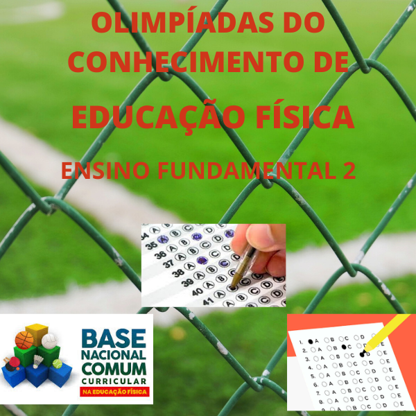 AVALIAÇÕES DE EDUCAÇÃO FÍSICA ENS. FUNDAMENTAL 2. CADERNO DE QUESTÕES