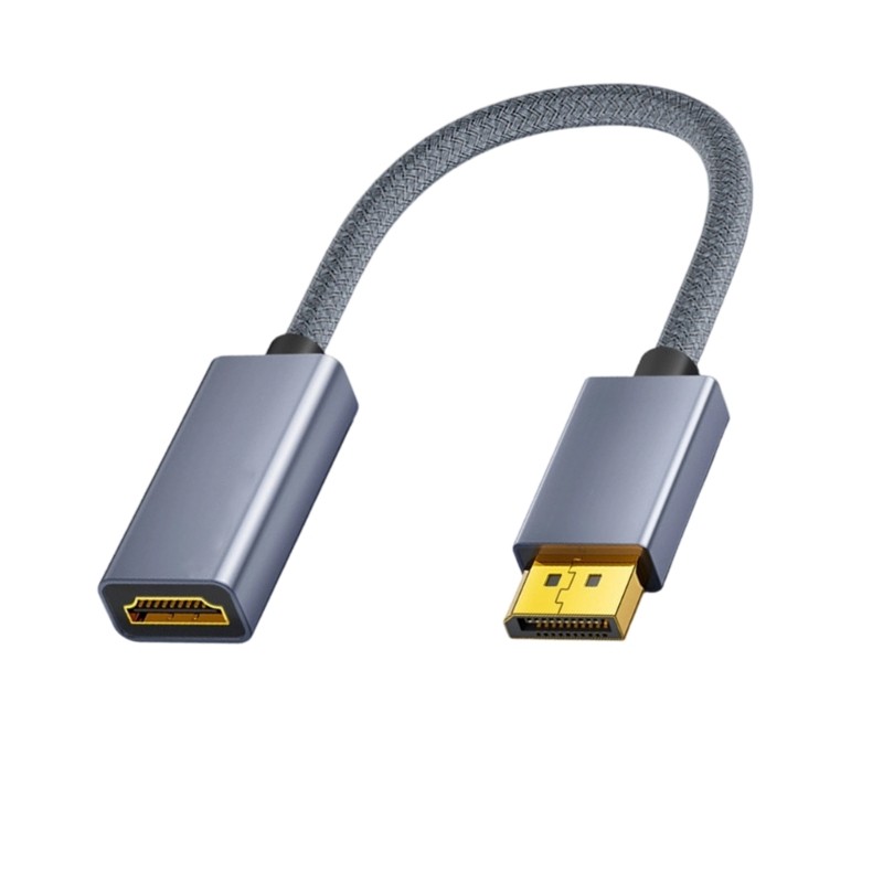 Metal DisplayPort Para Saída Do Adaptador 4K120Hz HDTV Exibição Da Taxa Atualização