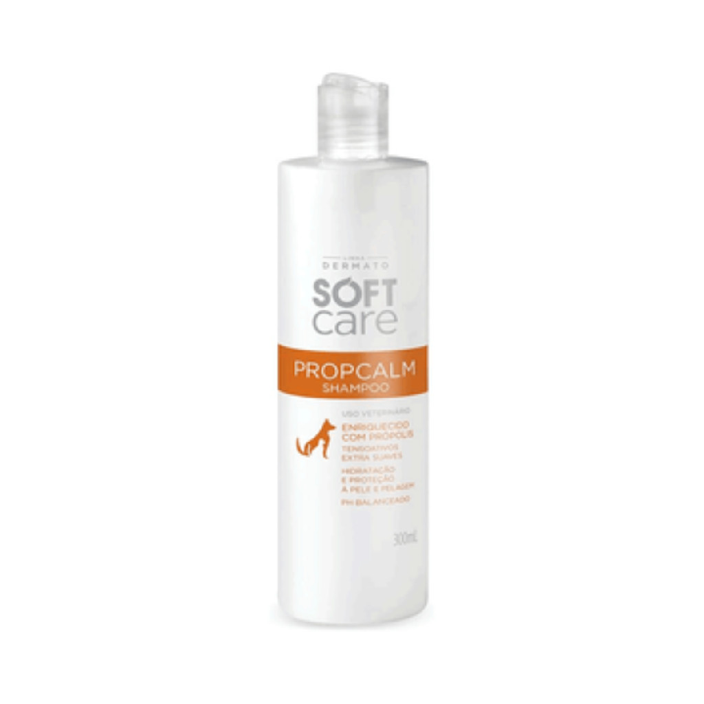 Shampoo Soft Care Propcalm 300mL Pra Cães e Gatos