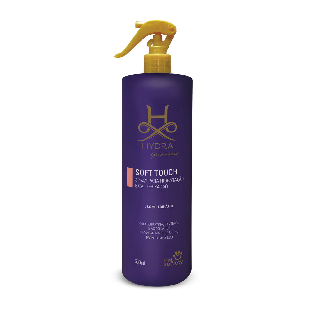 Hidratação Pet Máscara Soft Touch Hydra Groomers com Queratina Pantenol 500mL