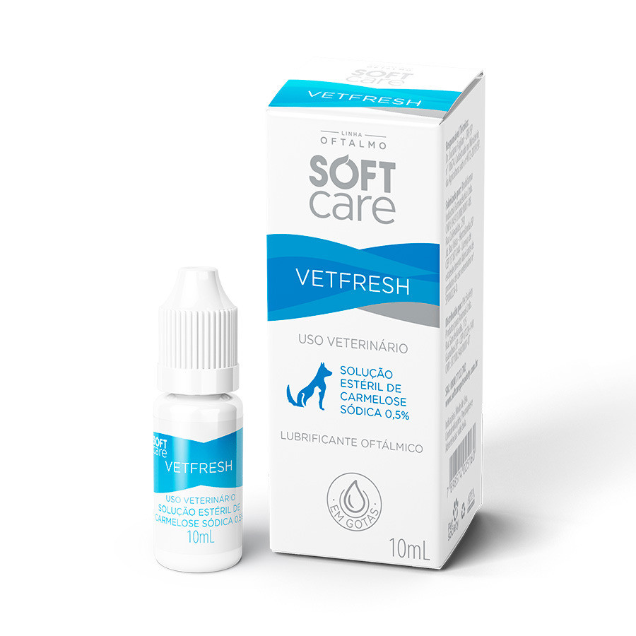 Colirio Soft Care Vetfresh para Cães e Gatos 10ml