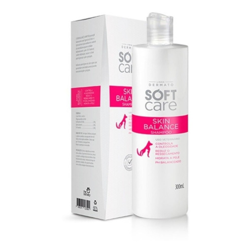 Shampoo Soft Care Skin Balance Cães E Gatos  300ml